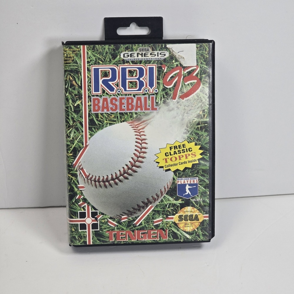 RBI Baseball 93 Sega Genesis